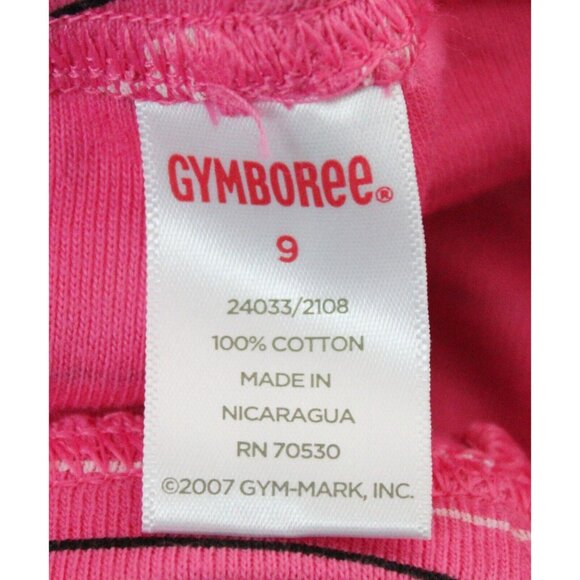 NWOT 2007 Gymboree Tres Chic Striped Heart Leggings sz 9 Pants Hot Pink - Picture 7 of 7